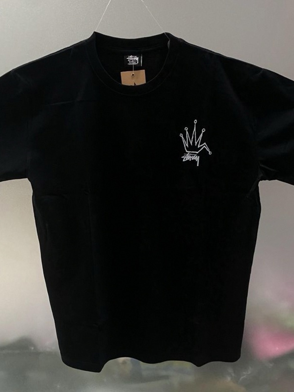 Stussy Graffiti Black Short-Sleeve T-Shirt - Picture 2 of 6
